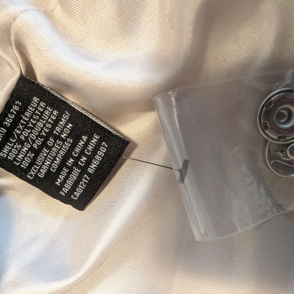 Faux White Fur Snow Bunny Coat Oversized Jacket - Picture 6 of 7